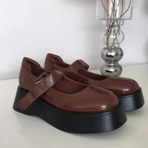 Jeffrey Campbell Ichika Mary Jane Platform Size 10 - Picture 5 of 14